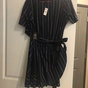 Striped Express Dress size medium NWT